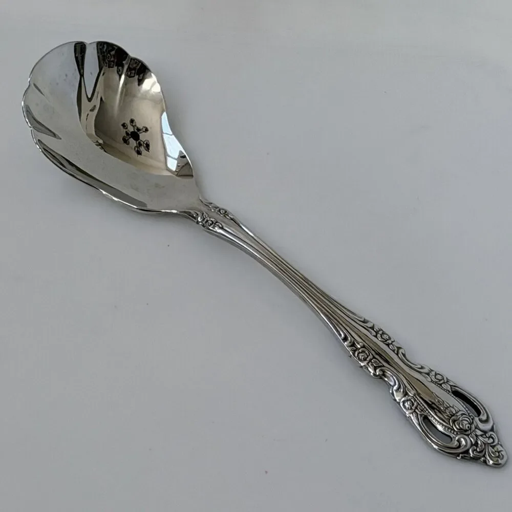 6pc Oneida Community Brahms Flatware Hostess Serving Set Stainless Betty Crocke
